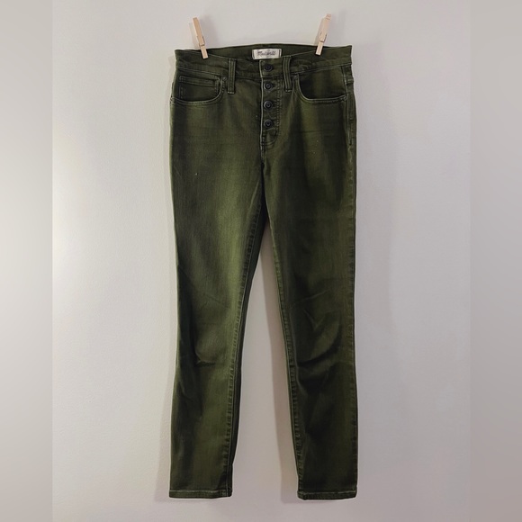 Madewell 9" High Rise Skinny Crop Jeans - Picture 1 of 7